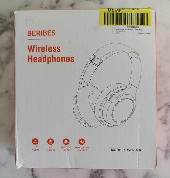 Бездротові навушники TWS BERIBES WH202A Bluetooth 5.1 USB-C гарнітура