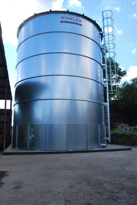 Silos zbożowy płaskodenny/lejowy, bin's , cemęciak