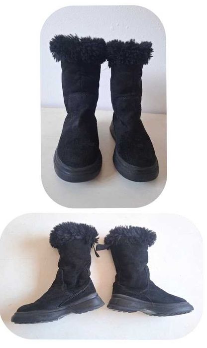 Botas Zara forradas a pelo n.º 27 - ótimo estado