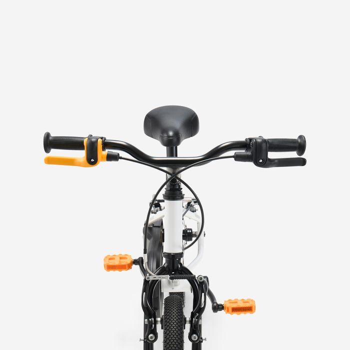 Bicicleta de Criança 16 polegadas 4-6 anos, DISCOVER 100 Branco