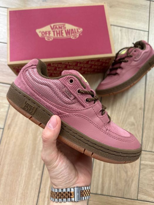 Vans Speed Ls Corduroy Withered Rose Damskie Sneakersy Różowe Sztruksowe Rozmiar 38 Nowe Stylowe Obuwie