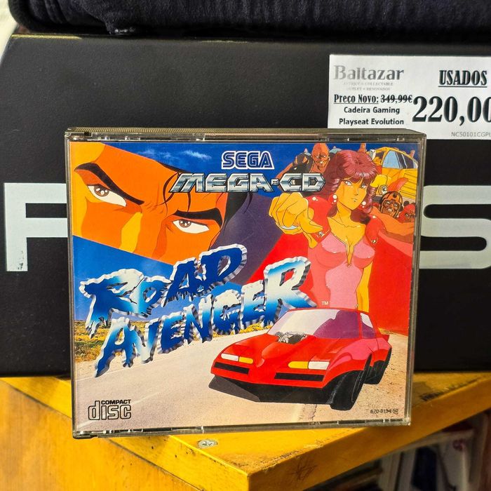 Road Avenger — SEGA Mega-CD PAL Completo com Manual
