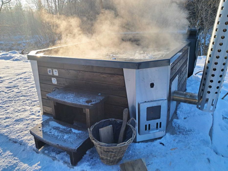 Jacuzzi Carpathian model PORAD, hydromasaż, dostawa balii