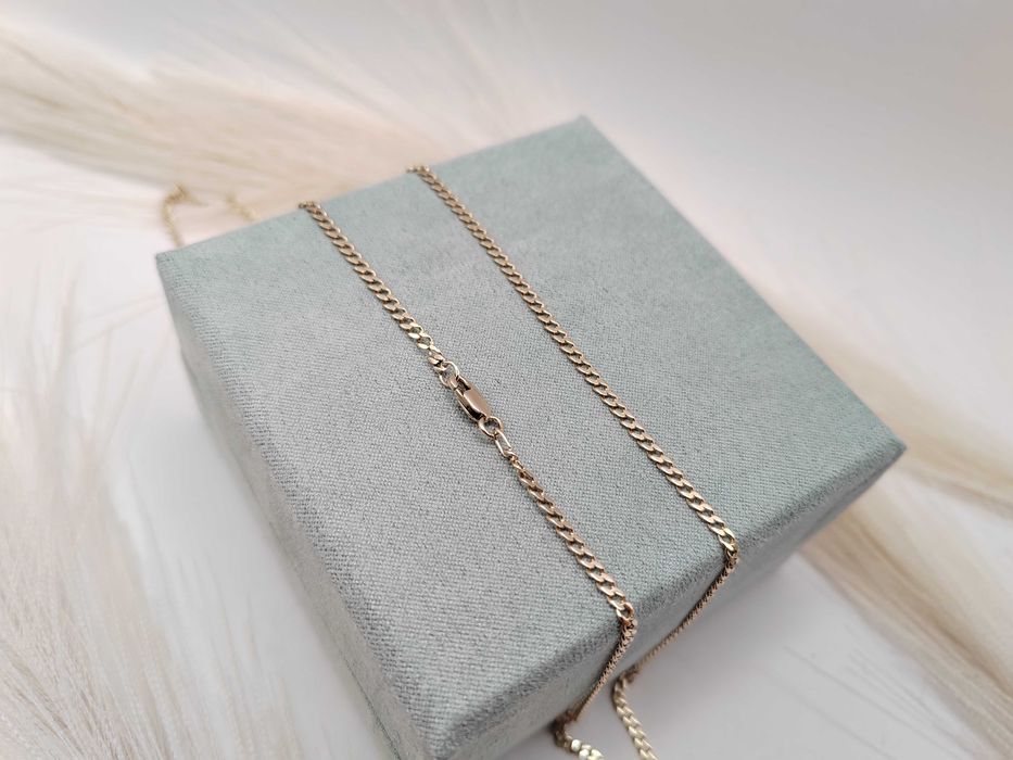 Złoty Łańcuszek Pancerka 55cm 4,30g / Złoto 375