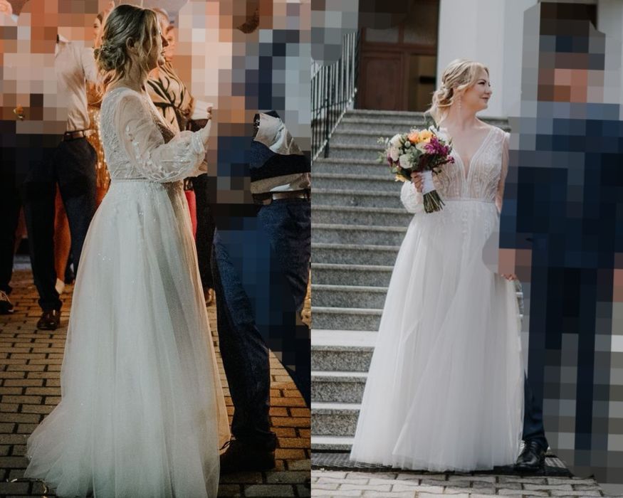 Suknia ślubna + welon