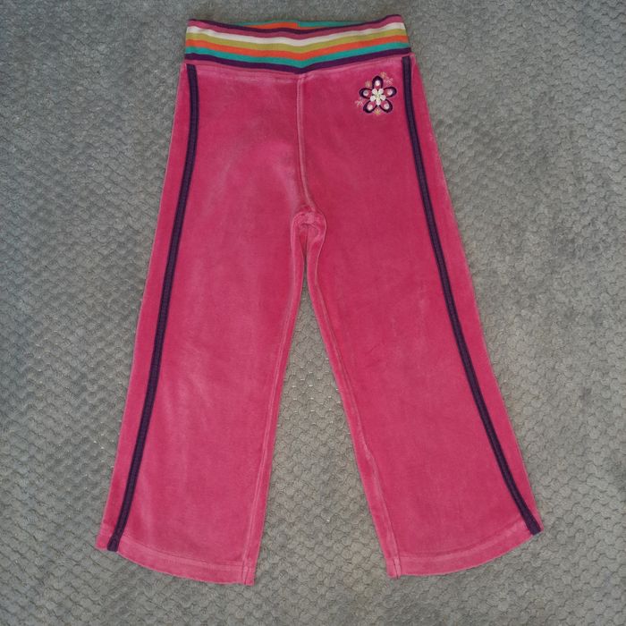 Spodnie dziewczęce welurowe bawełna rozm.98