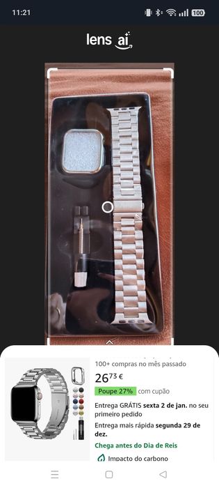 Bracelete Metal Apple Watch 44-46 mm