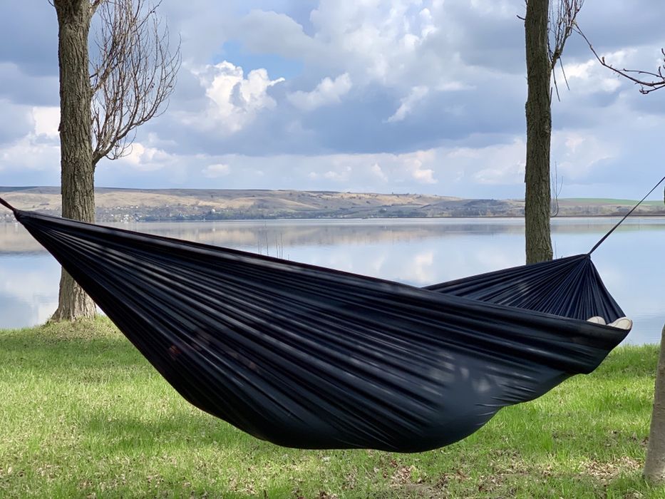 Туристический гамак 390 грам Outside MAX парашутний нейлон MADE IN UA