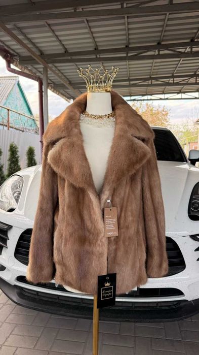 Шикарна норкова шуба , НОВА, Класика , SAGA FURS
