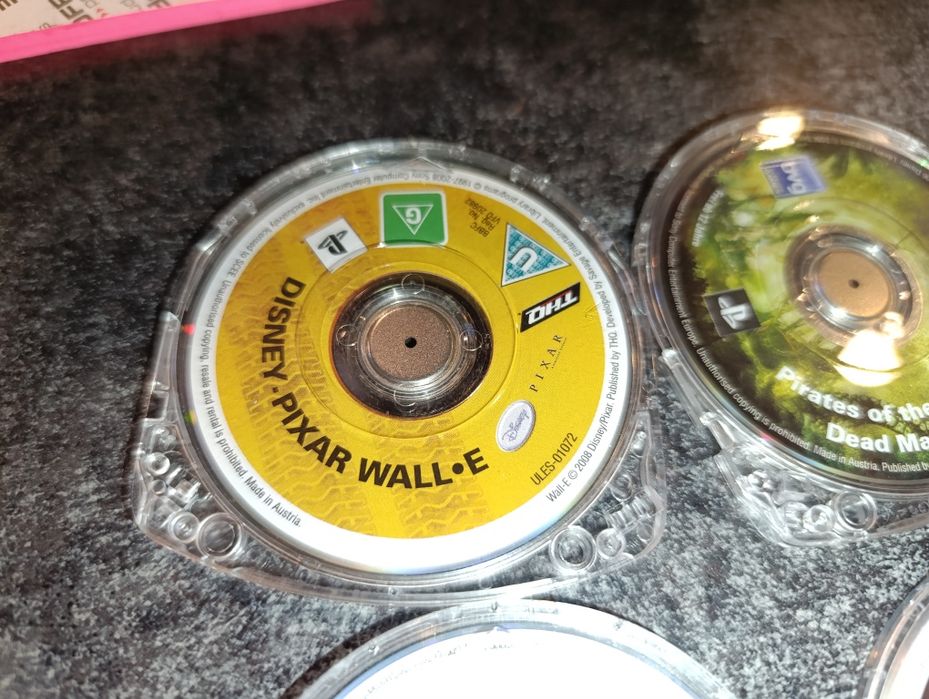 Zestaw 5 Gier na PSP dla dzieci. Cena za komplet