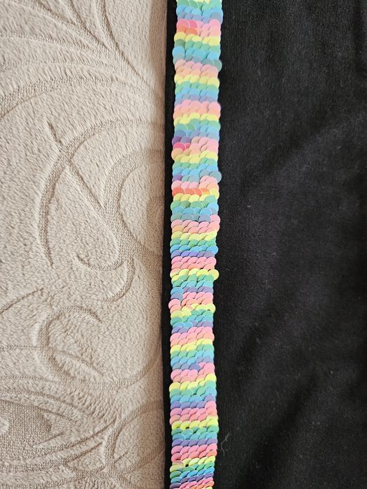 Legginsy ocieplane r.134, H&M, jak nowe