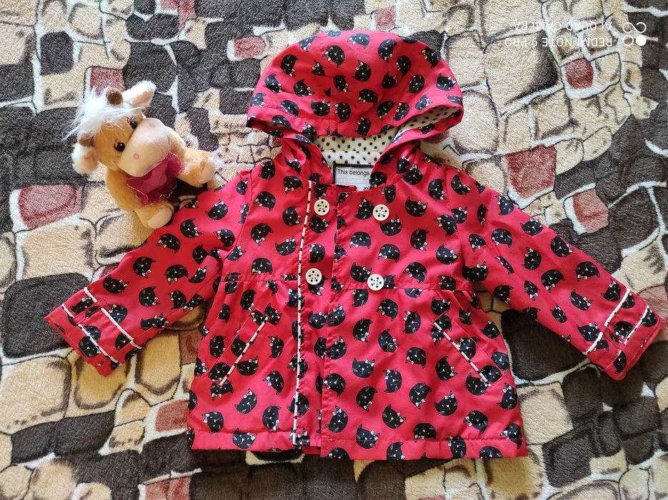 Плащик на девочку 1-1.5 года