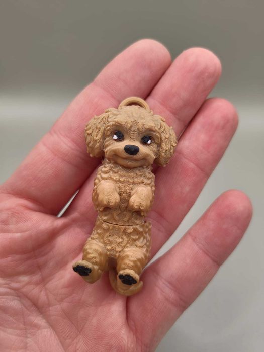 Brelok Piesek Flexi 3D – pudel miniaturowy