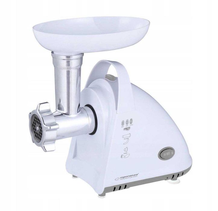 MASZYNKA do mielenia mięsa i KIEŁBASY z sitkami i ostrym nożem nowa