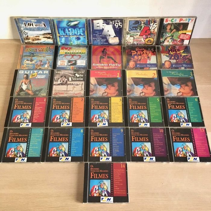 CDs de música - 1€, 2€ e 3€