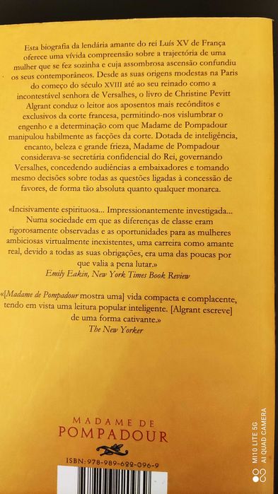 Madame de Pompadour - A Amante de França - portes grátis