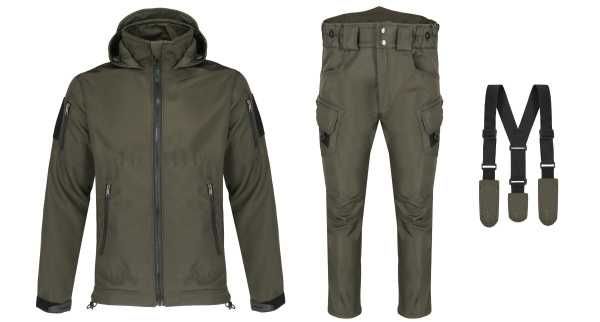 Komplet przejściowy BARS DUSPO OLIWA kurtka + spodnie od -1°C do 15°C