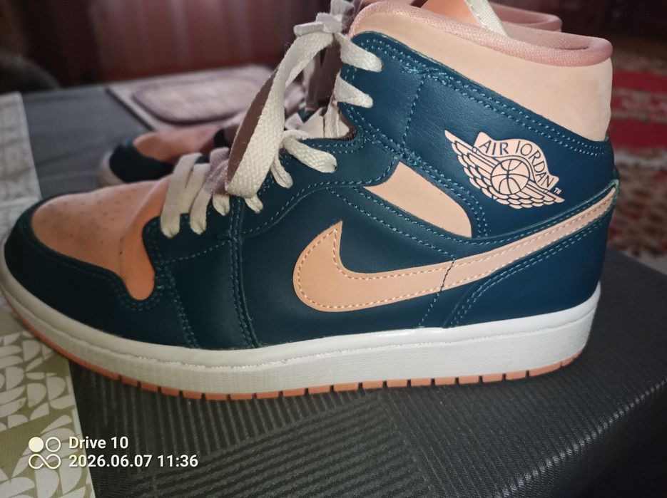 Buty Jordan 1 Mid Dark Teal