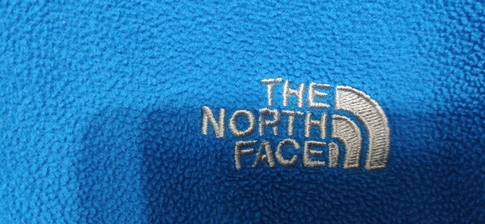 Polar  bluza polarowa  TNF The North Face-  niebieski z suwakiem i stó