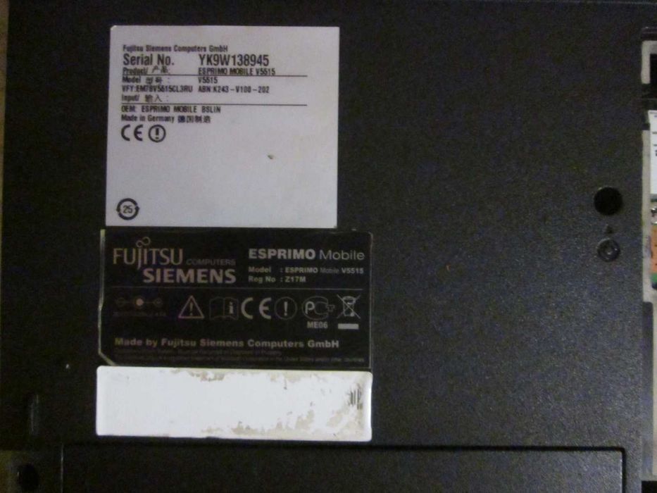 Ноутбук Fujitsu Siemens Esprimo Mobile V5515