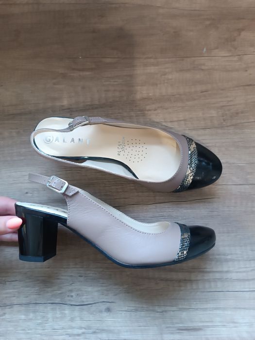 Galant wygodne sandały 37 nowe skóra