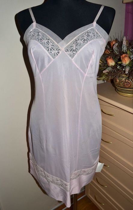 28^ m&s vintage halka nylon koszulka  38/40