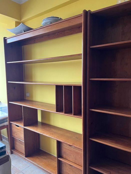 Mobiliário Sala Completo em Madeira–Elegante e Funcional