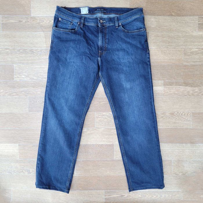 Нові OTTO KERN розмір 54 XL W38/L29 чоловічі джинси Regular fit завужені штани брюки денім Denim стрейчеві Stretch темно-сині Німеччина