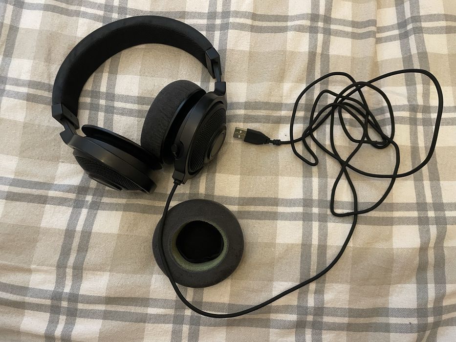Słuchawki Razer Kraken 7.1 (RZ04-01010) USB | Dźwięk sprawny | Do naprawy