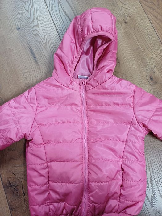 Kurtka z kapturem rozm. 80 różowa