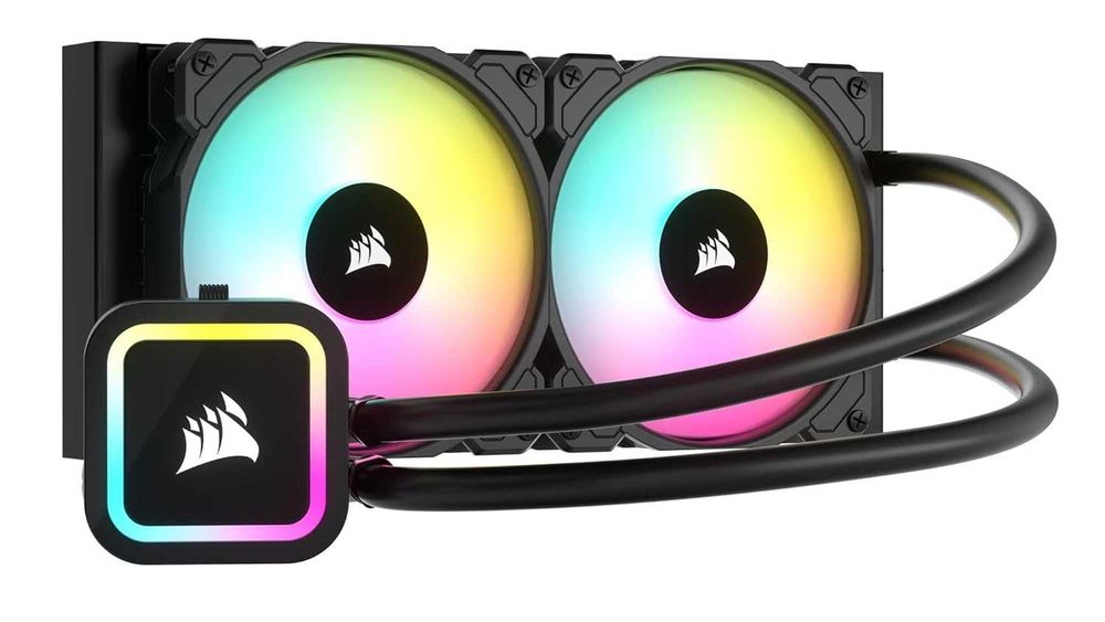 Система водяного охолодження Corsair H100x RGB Elite кріплення під AM5/AM4, LGA1700/1851 Core Ultra