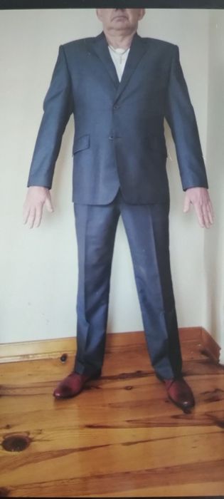 Garnitur szary XL na 178