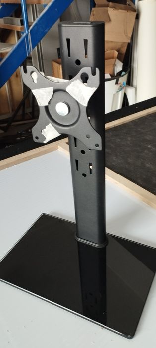 Suporte de mesa para monitor/ LCD /TV com base em vidro e suporte vesa