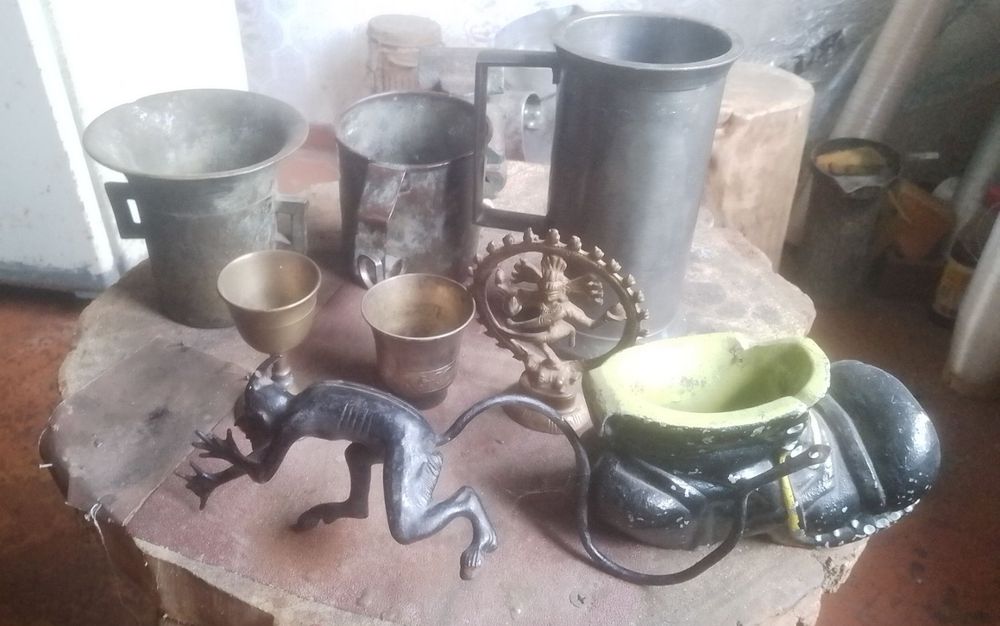 Царская кружка медная