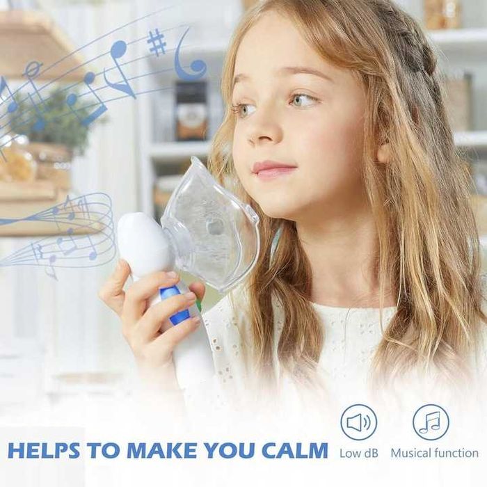 Feellife Przenośny Inhalator Nebulizator Poniżej 30 dB Niebieski A