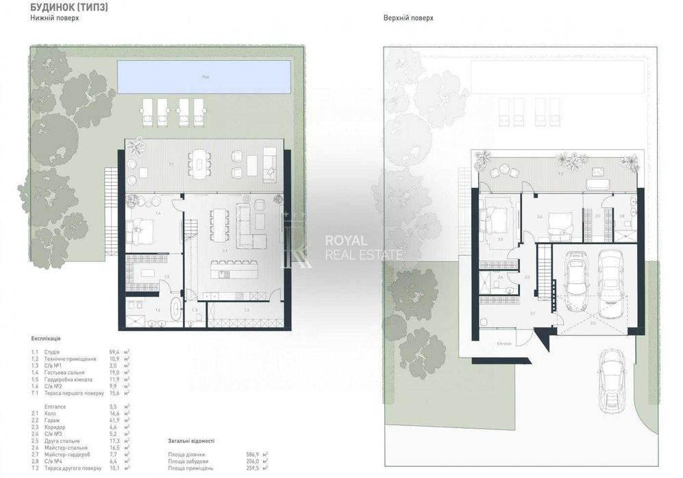 Продаж Вілла Lion Hills 260м2 4кімн 6соток Лісники - View 3