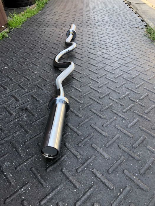 Gryf Olimpijski mocno łamany 120cm 50mm