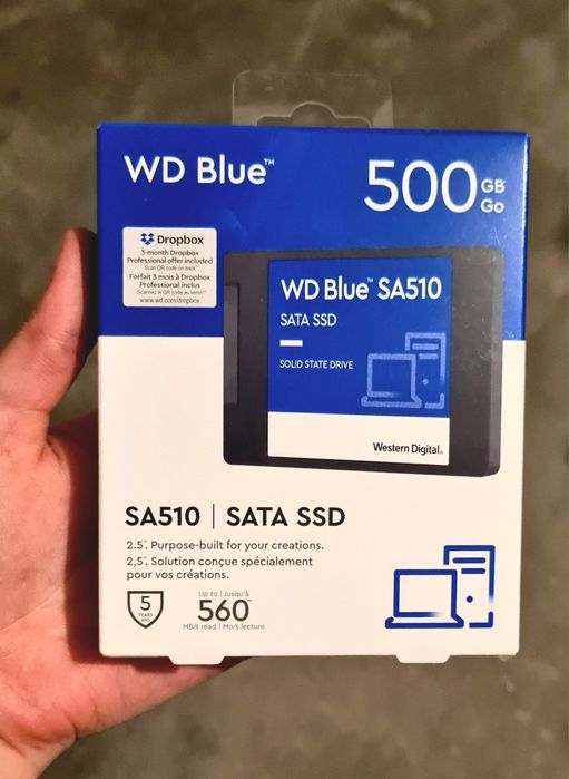 Disco Rígido WD Blue SA510 
SATA SSD
SATA SSD