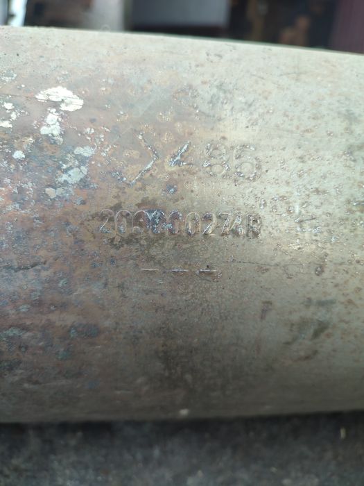 Труба Глушник Вихлопна ( задній привід) Renault Master lll Movano