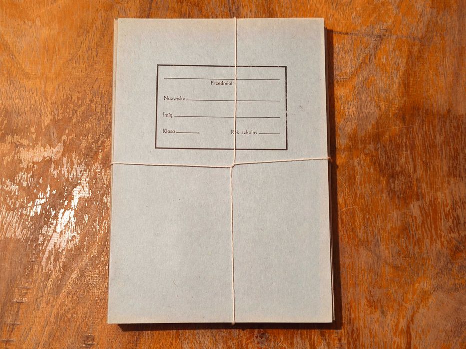 Zeszyt Linia 16 kartek Wrocławskie Zakłady Wyrobów Papierowych PRL