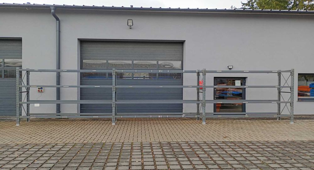 Regał magazynowy Dexion 865cmx200cmx80cm garażowy kontenerowy hala
