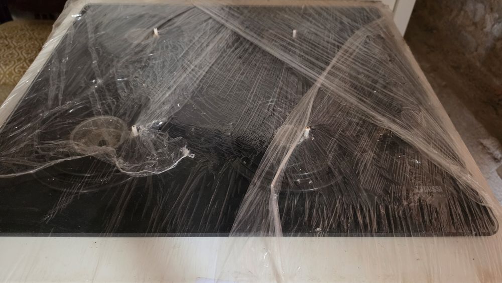 Placa fogão Zanussi a gas, com base e móvel de encastrar