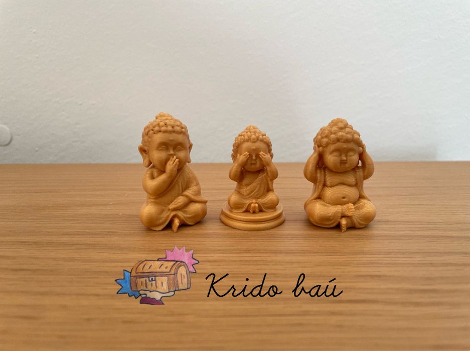 3 mini - budas : não vê, não ouve e não fala