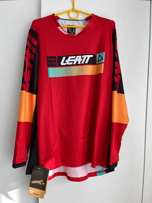 Strój LEATT 4.5 Moto Lite MX (Red Black)
