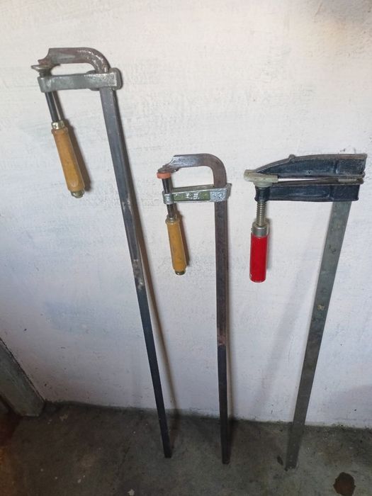 Ściski stolarskie typu F długie PRL retro