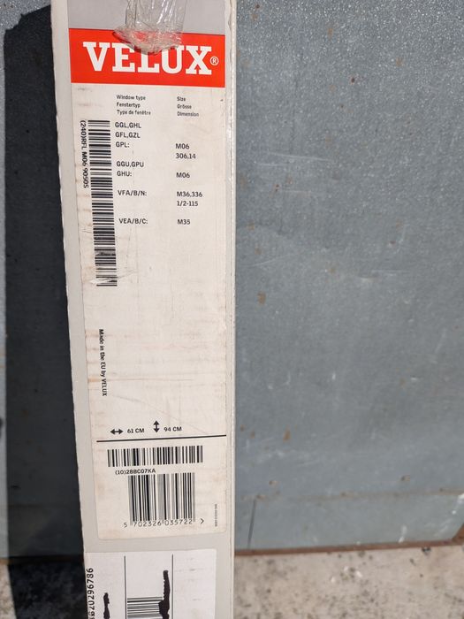 Roleta Velux M06 9050S - okno 78x118