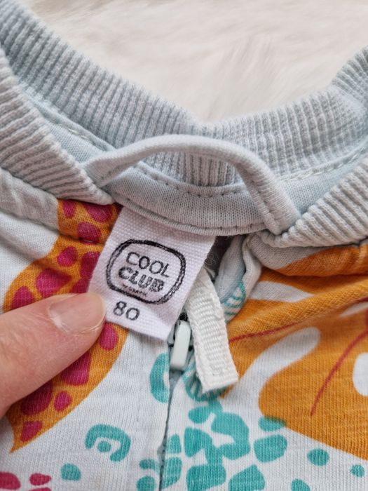 Bluza 80 Cool Club dla dziewczynki na zamek w kwiaty