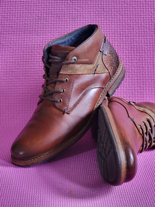 Устілка 29,5 см. Omoda шкіряні чоловічі черевики. Розмір 45