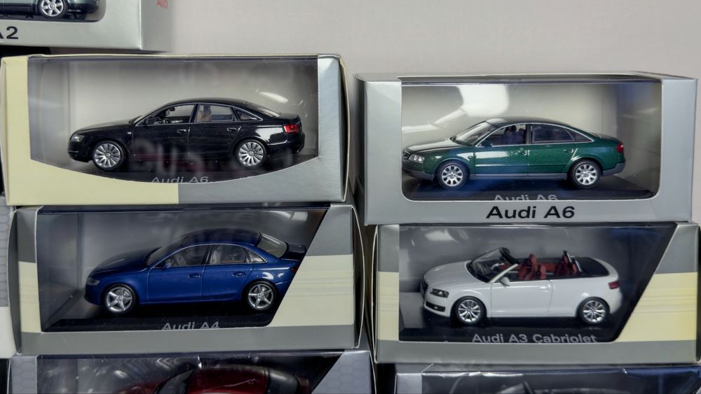 1/43 Audi A3 A4 A5 A6 Q5 Q7 TT RS Minichamps Spark Herpa
