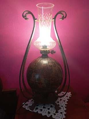 Very Old Globe Lamp